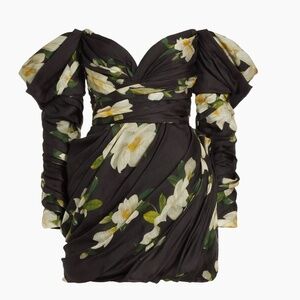 ZIMMERMANN Harmony Gathered Off-The-Shoulder Minidress BNWT AU Size 4 US  12